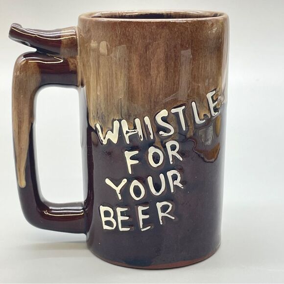 Vintage Ceramic Beer Stein Mug Whistle US Drinking Team World Champions - Picture 3 of 9